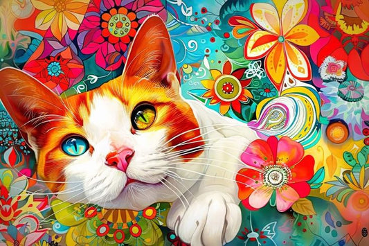 The Cozy Connection Between Cats, Gardens, and Coloring
