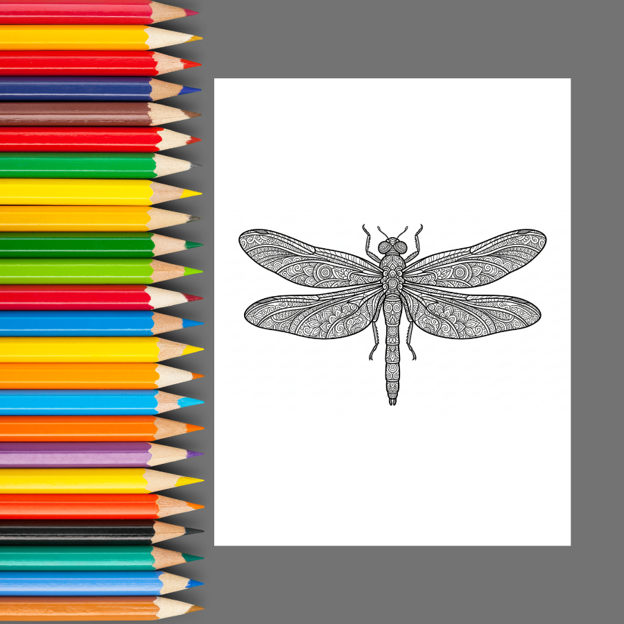 Mandala Animals: An Adult Coloring Book for Relaxation