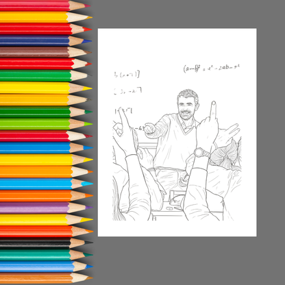 Thank You, Teacher: A Relaxing Coloring Book for Educators