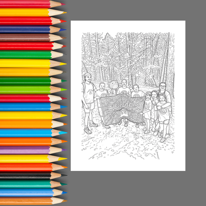 Thank You, Camp Counselor: A Fun Appreciation Coloring Book Filled with Camp Memories