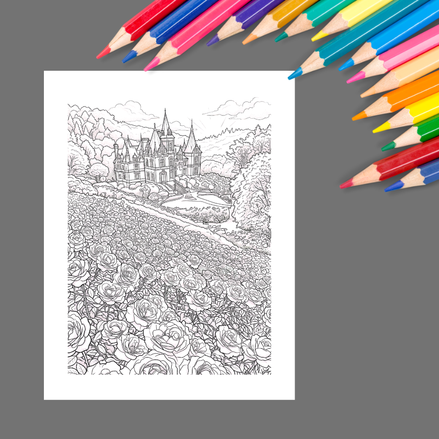Spring Season: A Beautiful Springtime Coloring Book