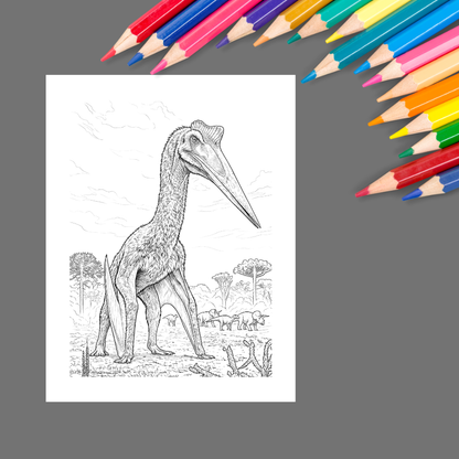 Age of Dinosaurs: Explore and Color Prehistoric Life