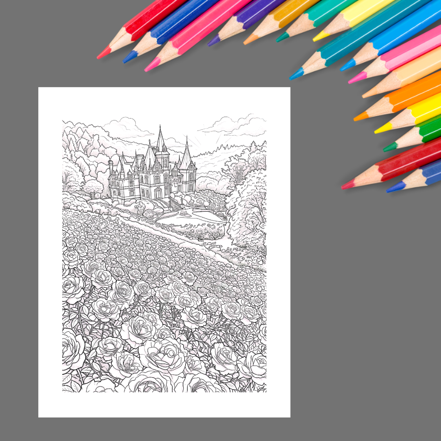 Spring Season: A Beautiful Springtime Coloring Book