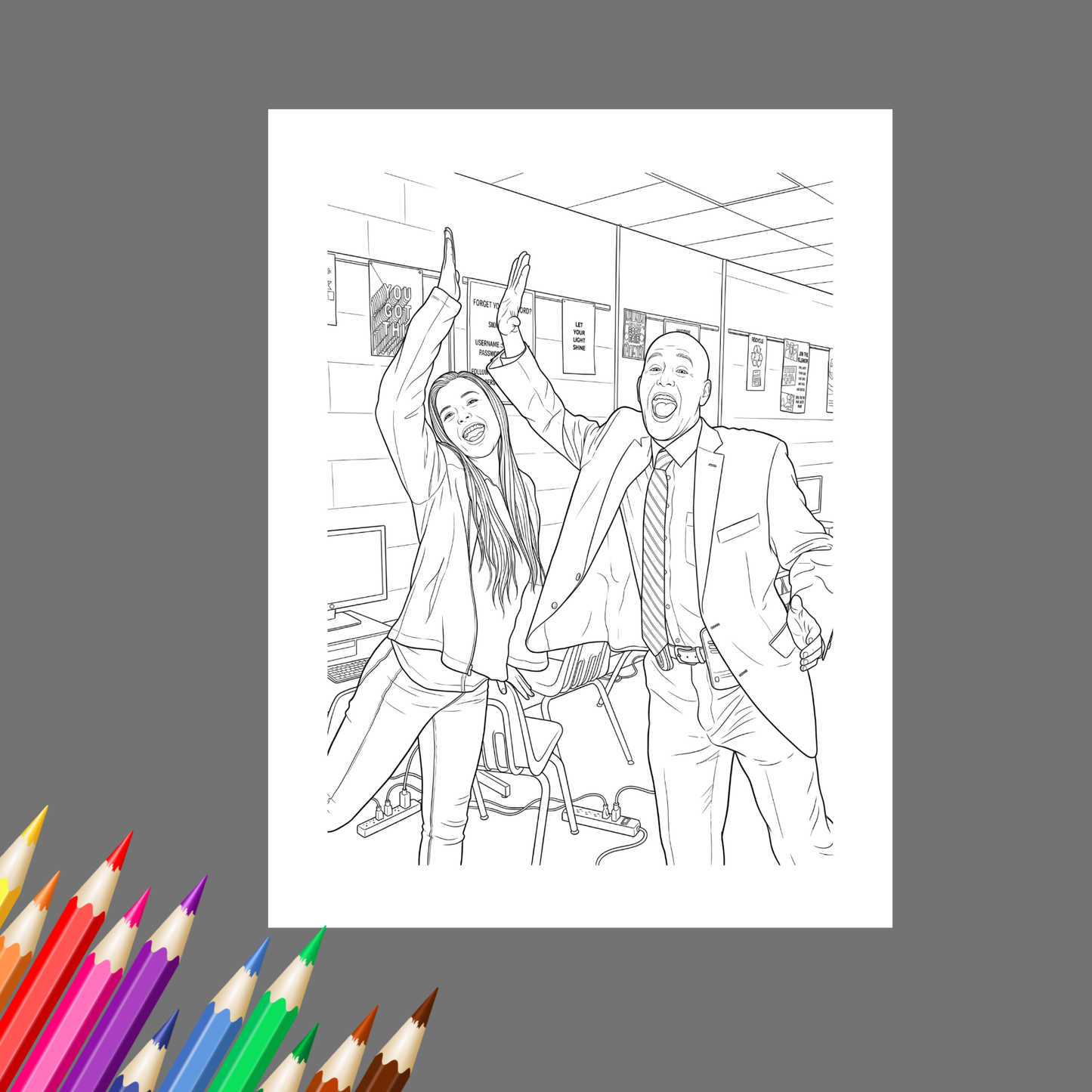 Thank You, Teacher: A Relaxing Coloring Book for Educators