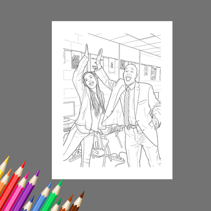 Thank You, Teacher: A Relaxing Coloring Book for Educators