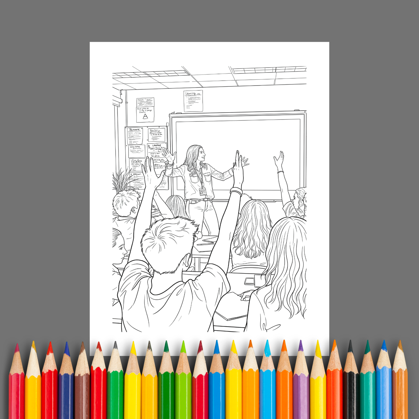 Thank You, Teacher: A Relaxing Coloring Book for Educators