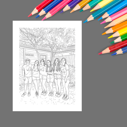 Thank You, Camp Counselor: A Fun Appreciation Coloring Book Filled with Camp Memories