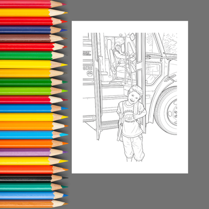 Thank You, Bus Driver: A Fun Appreciation Coloring Book for School Bus Drivers
