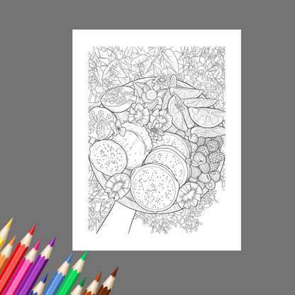 Summer Vacation: A Tropical Escape Through Coloring