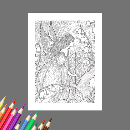 Spring Season: A Beautiful Springtime Coloring Book