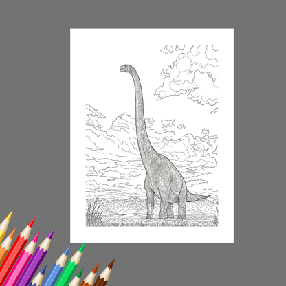 Age of Dinosaurs: Explore and Color Prehistoric Life