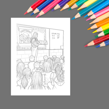 Thank You, Teacher: A Relaxing Coloring Book for Educators