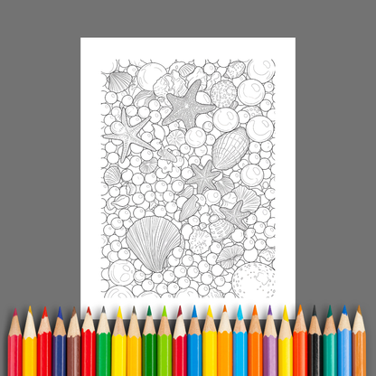 Summer Vacation: A Tropical Escape Through Coloring