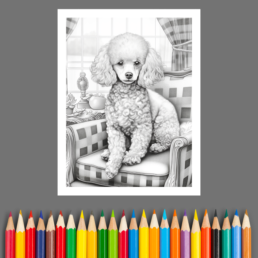 Adorable Dogs: A Dog Lover’s Coloring Book