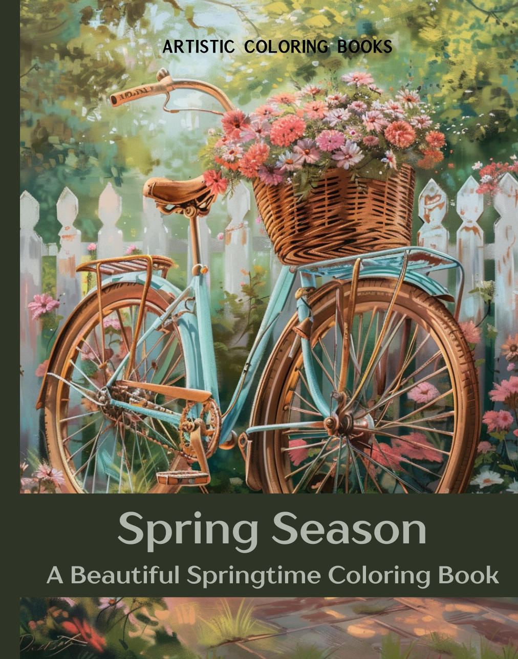 Spring Season: A Beautiful Springtime Coloring Book