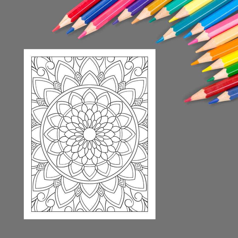 Mandala Patterns: A Relaxing Adult Coloring Book of Intricate Designs