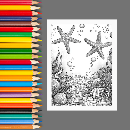 Mysteries of the Deep: An Ocean Coloring Book