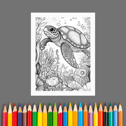 Mysteries of the Deep: An Ocean Coloring Book