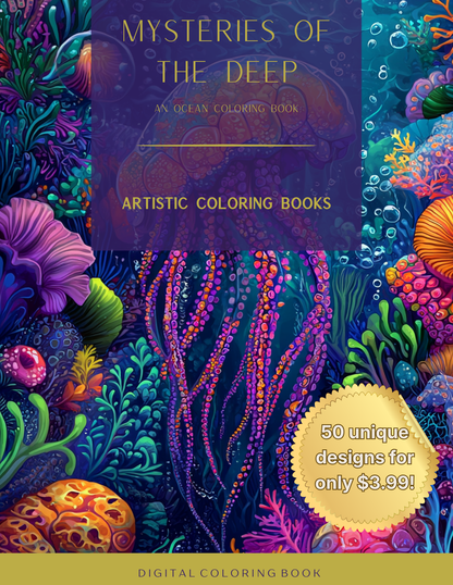Mysteries of the Deep: An Ocean Coloring Book