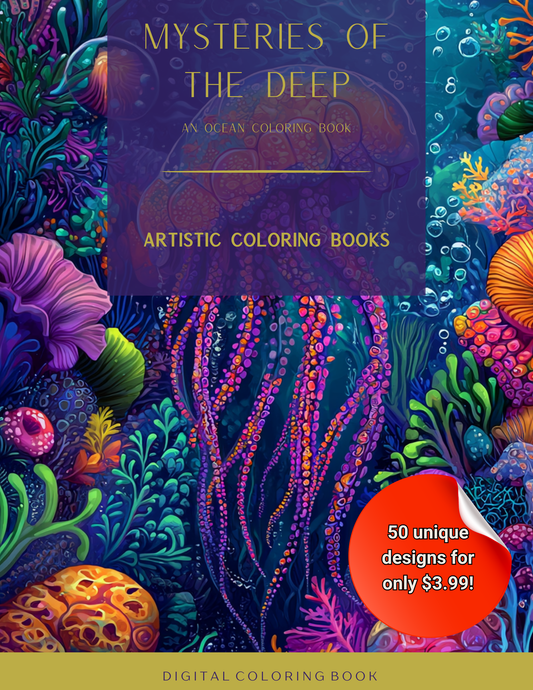Mysteries of the Deep: An Ocean Coloring Book