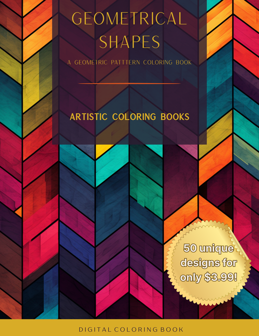 Geometric Shapes: A Geometric Pattern Coloring Book