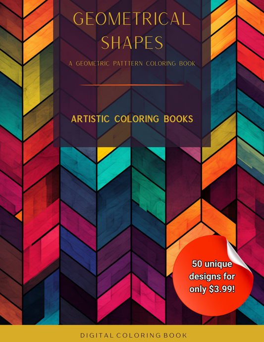 Geometric Shapes: A Geometric Pattern Coloring Book