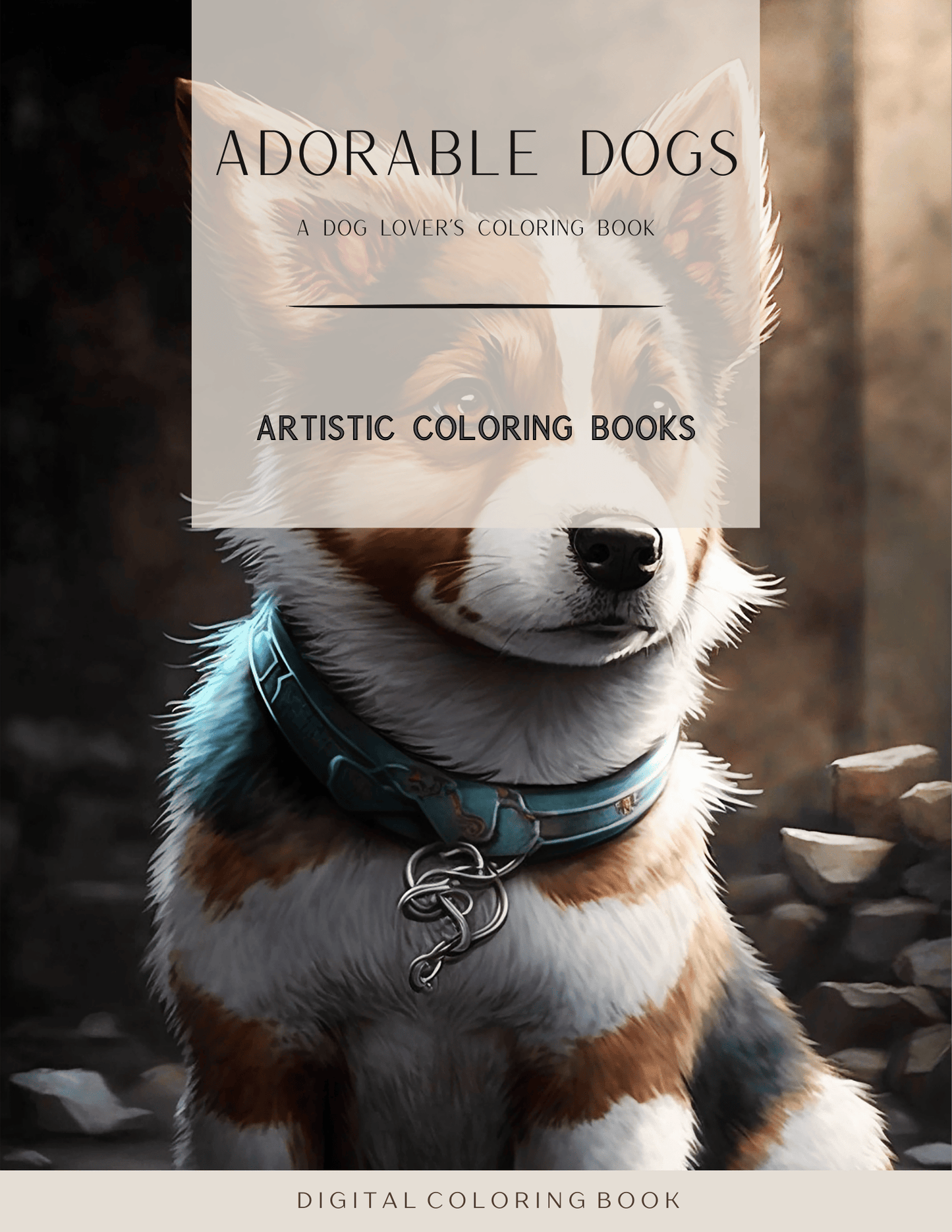 Adorable Dogs: A Dog Lover’s Coloring Book