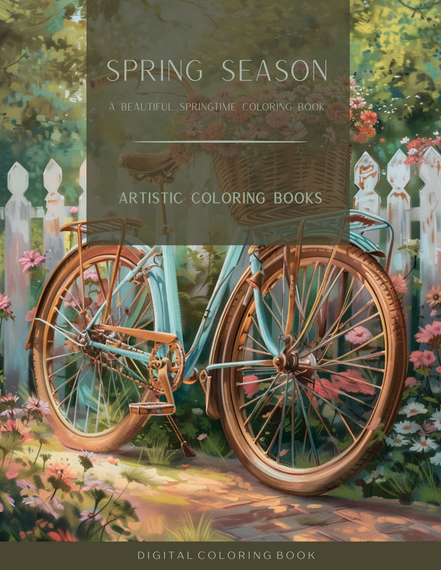 Spring Season: A Beautiful Springtime Coloring Book