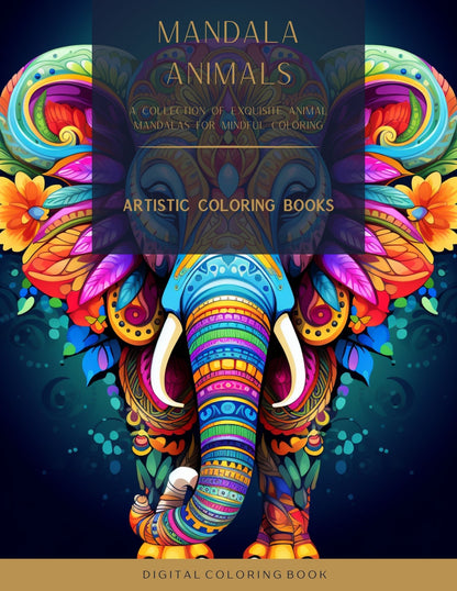Mandala Animals: A Collection of Exquisite Animal Mandalas for Mindful Coloring