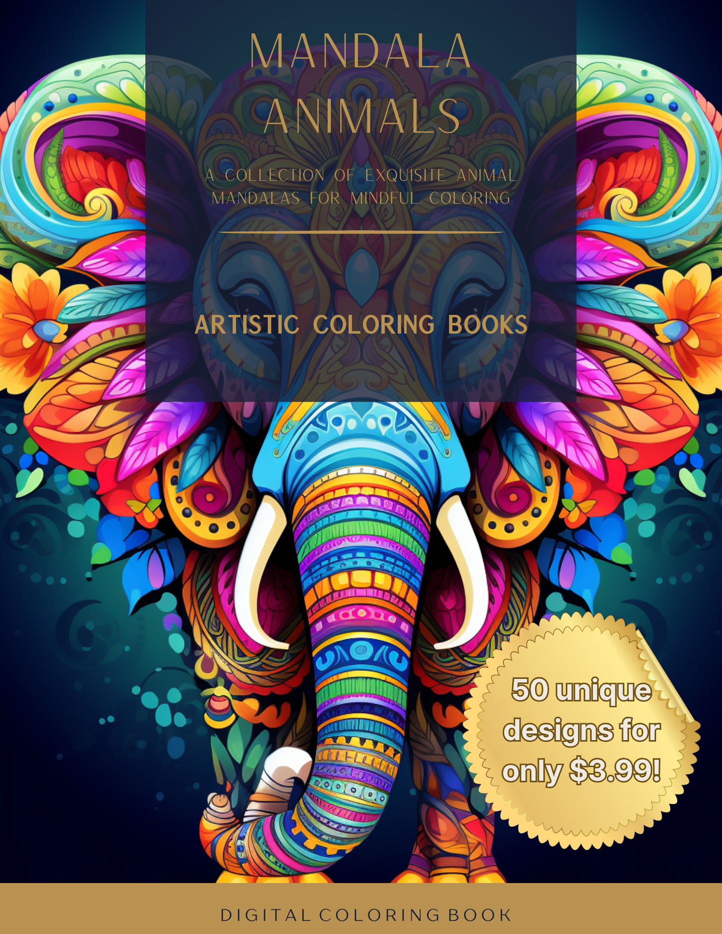 Mandala Animals: A Collection of Exquisite Animal Mandalas for Mindful Coloring